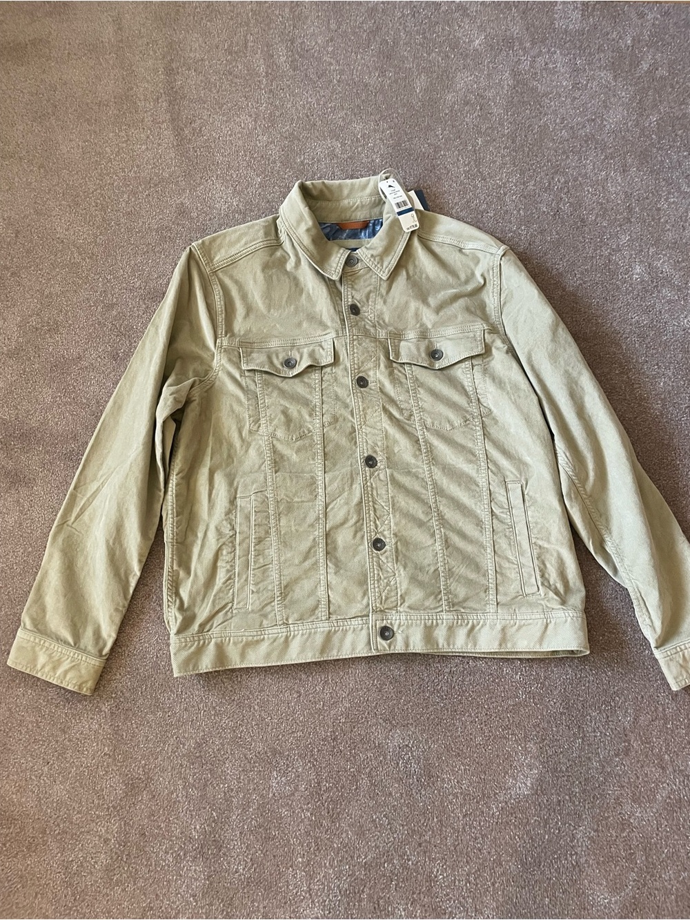 Tommy Bahama Men's Light Khaki Shirt Jacket